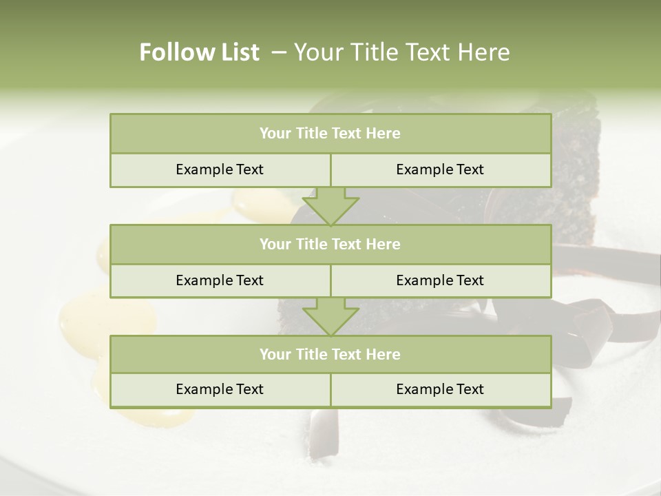 Cherry Dessert Sauce PowerPoint Template