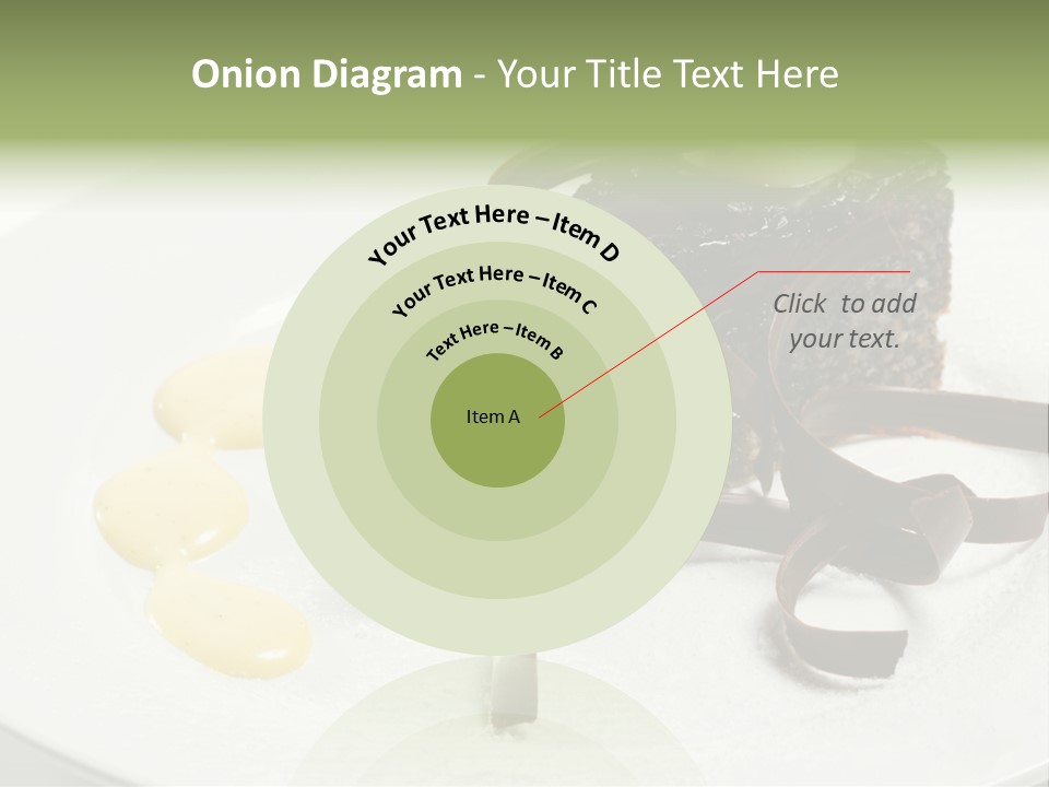 Cherry Dessert Sauce PowerPoint Template
