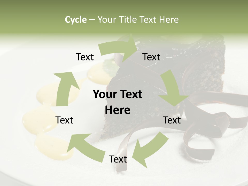 Cherry Dessert Sauce PowerPoint Template