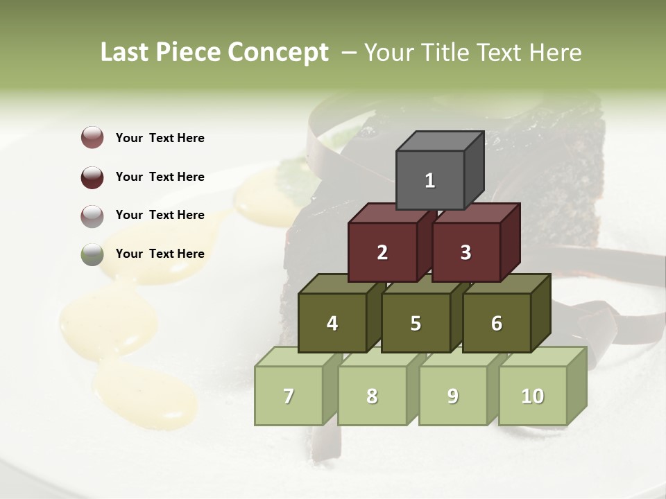 Cherry Dessert Sauce PowerPoint Template