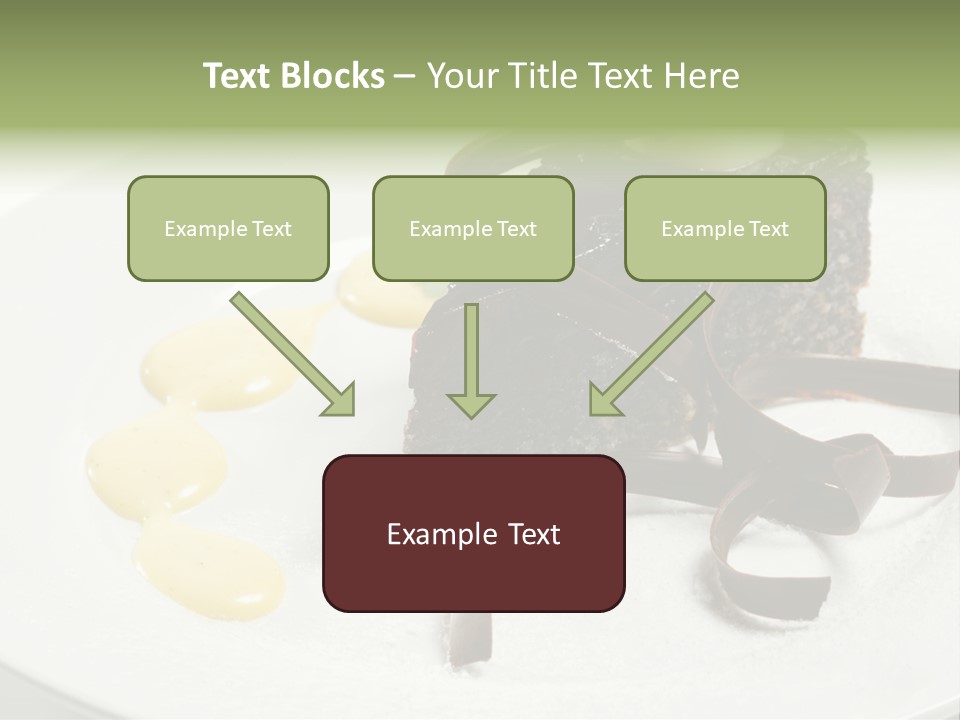 Cherry Dessert Sauce PowerPoint Template