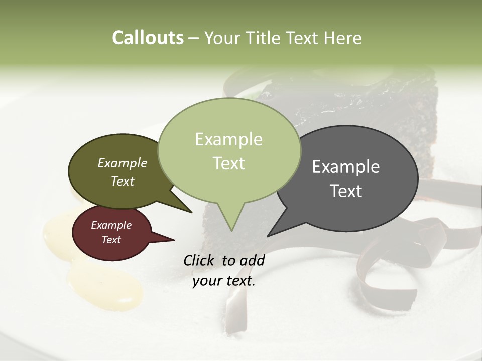 Cherry Dessert Sauce PowerPoint Template