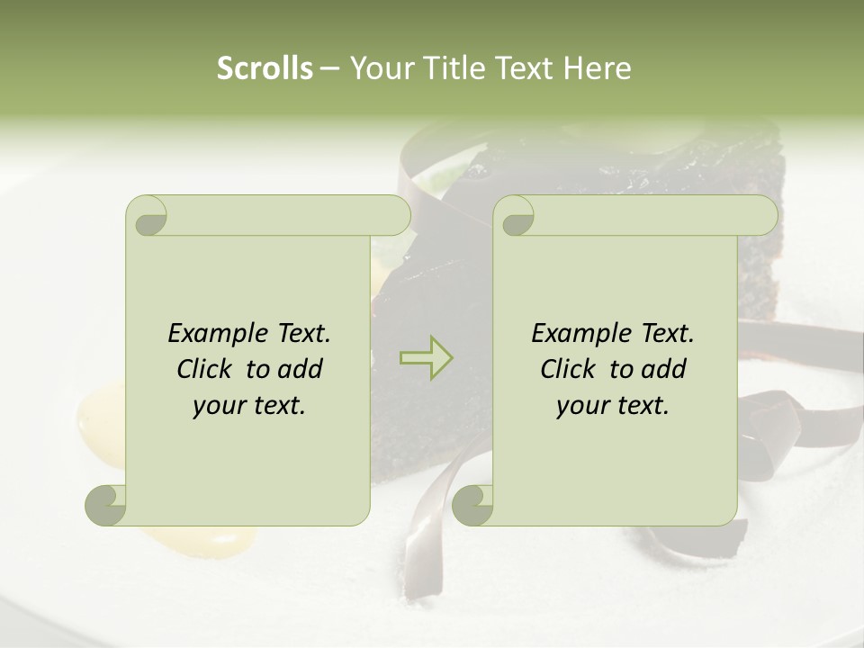 Cherry Dessert Sauce PowerPoint Template