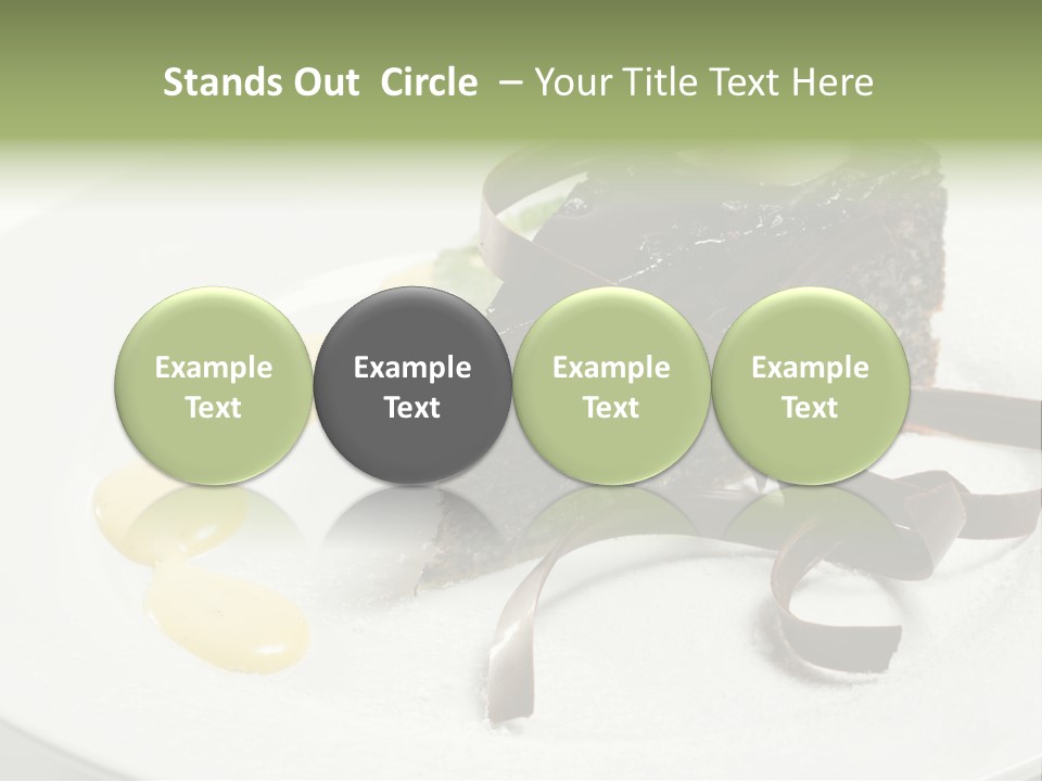 Cherry Dessert Sauce PowerPoint Template