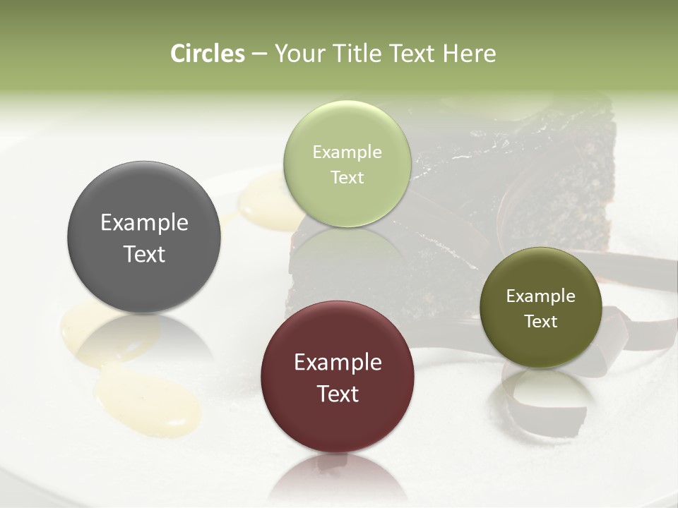 Cherry Dessert Sauce PowerPoint Template