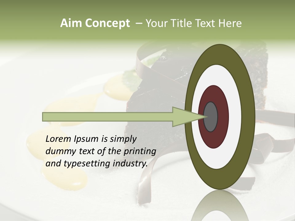 Cherry Dessert Sauce PowerPoint Template