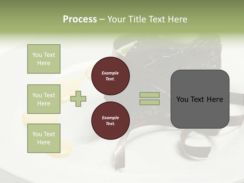 Cherry Dessert Sauce PowerPoint Template