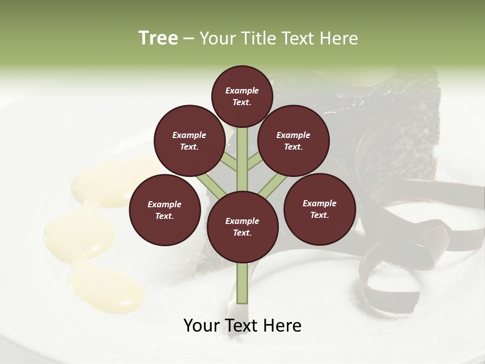 Cherry Dessert Sauce PowerPoint Template