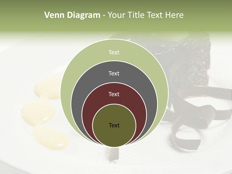 Cherry Dessert Sauce PowerPoint Template