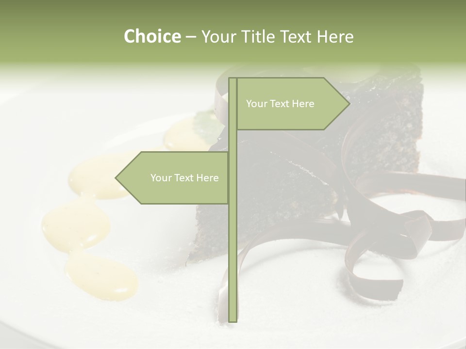 Cherry Dessert Sauce PowerPoint Template