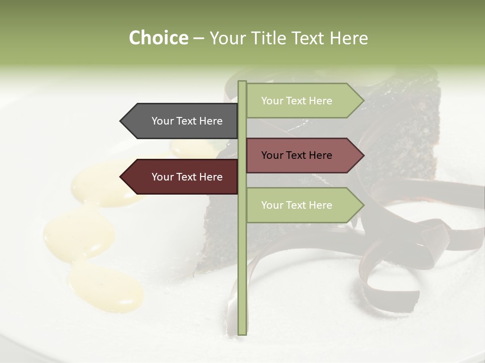 Cherry Dessert Sauce PowerPoint Template