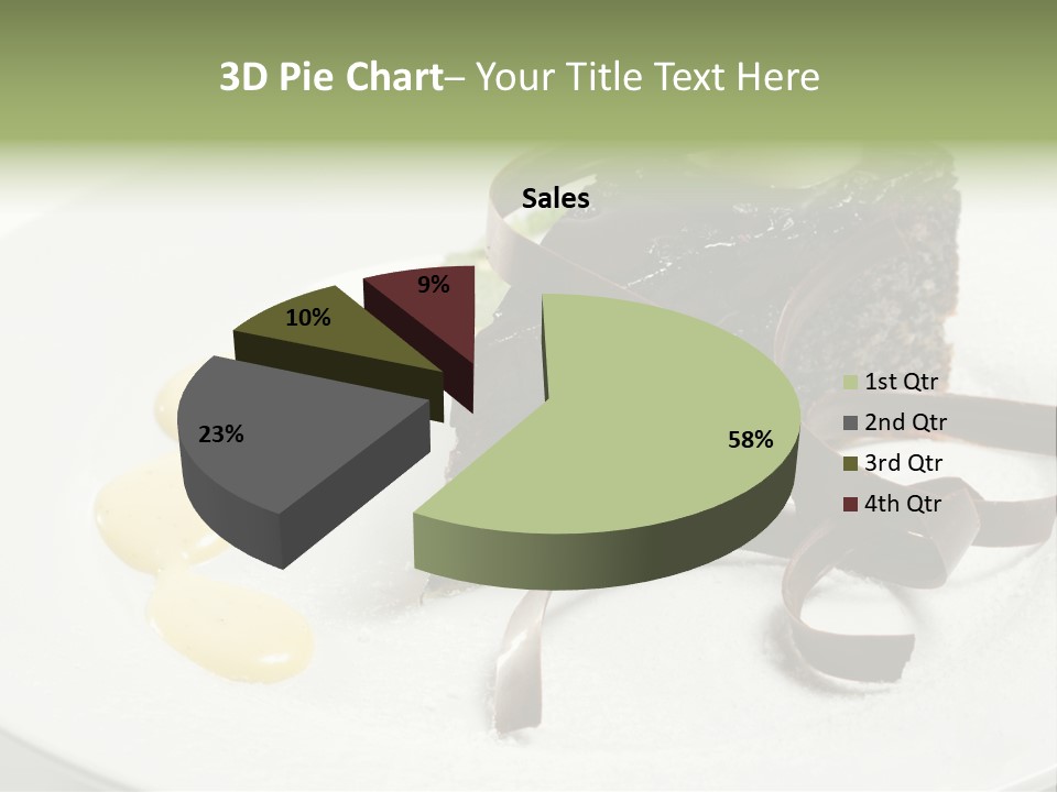 Cherry Dessert Sauce PowerPoint Template
