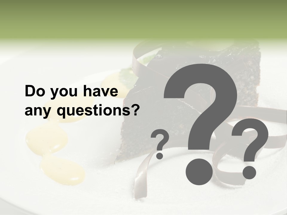 Cherry Dessert Sauce PowerPoint Template