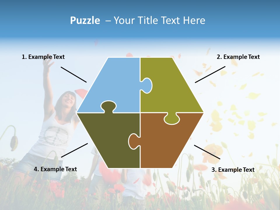 Happiness People PowerPoint Template