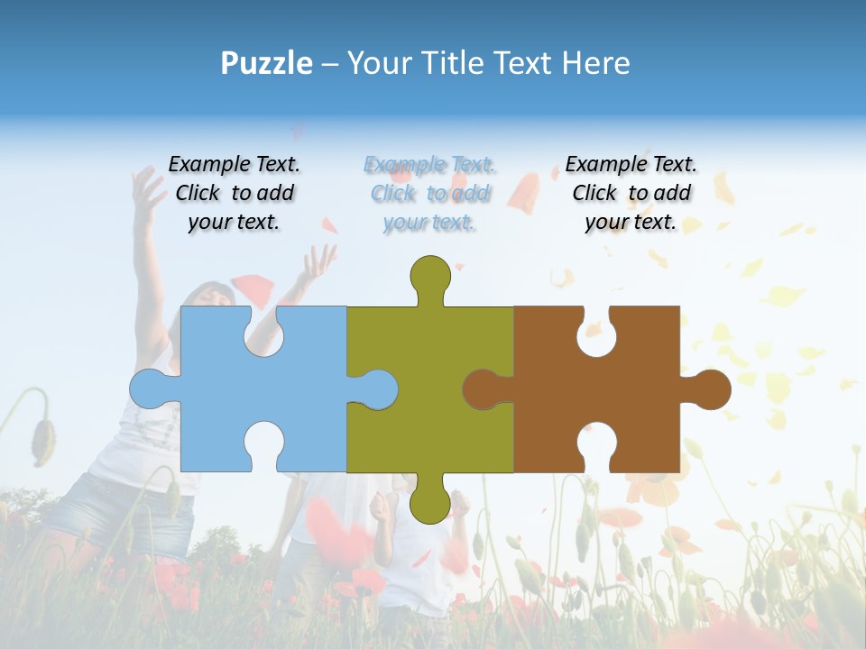 Happiness People PowerPoint Template