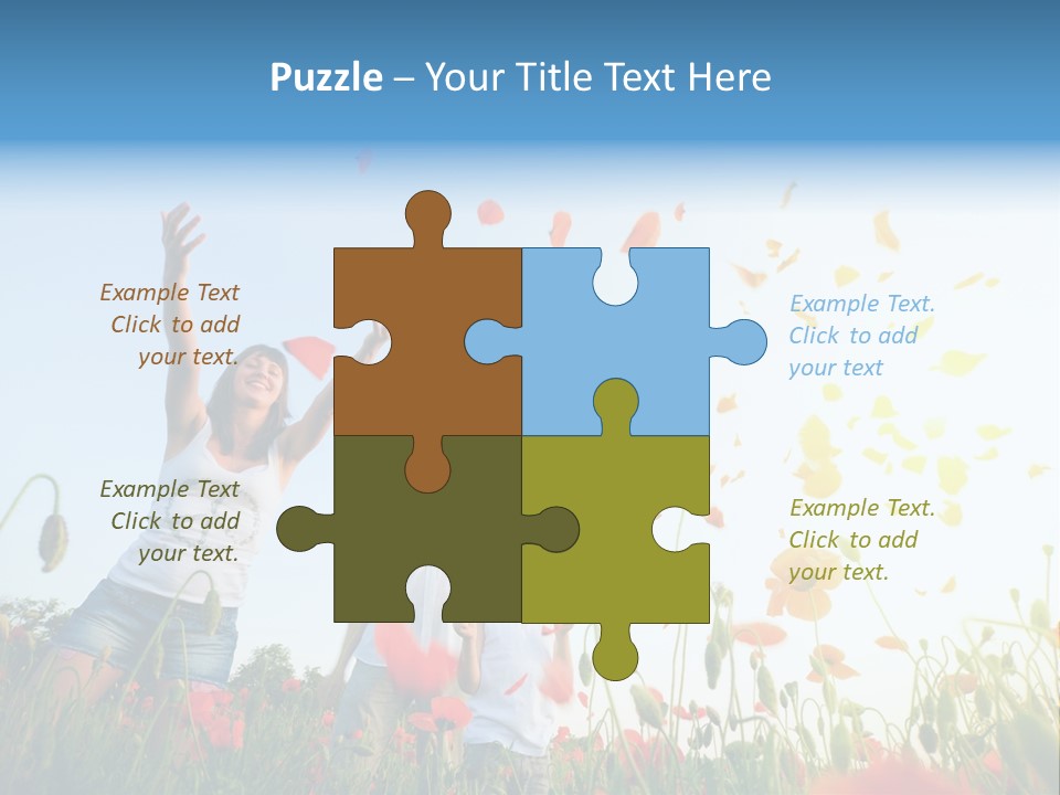 Happiness People PowerPoint Template