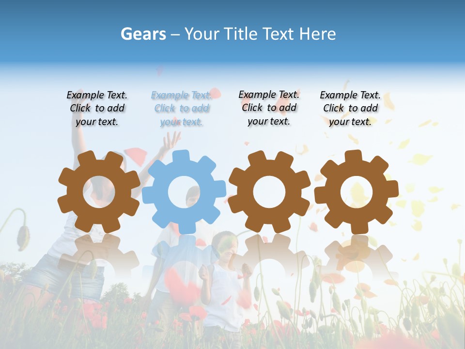 Happiness People PowerPoint Template