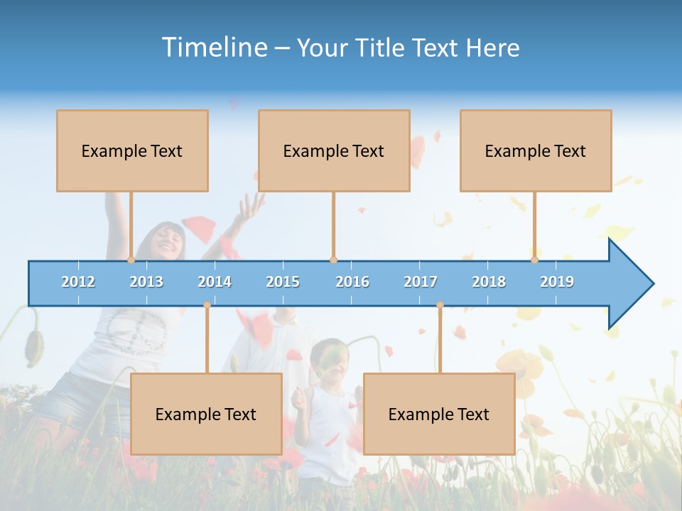 Happiness People PowerPoint Template