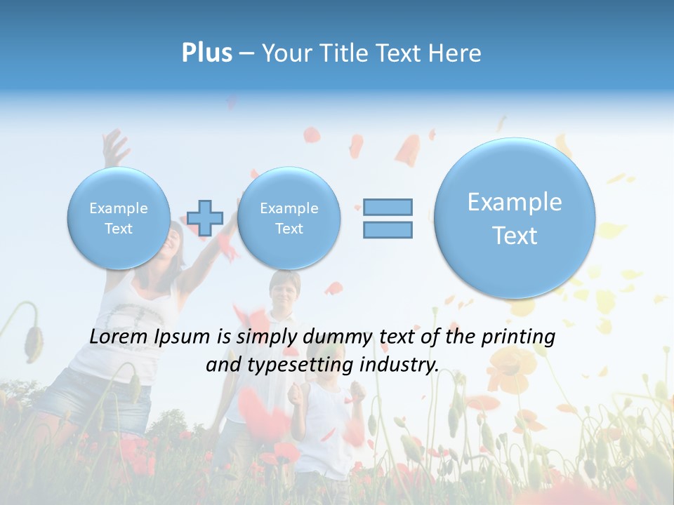 Happiness People PowerPoint Template