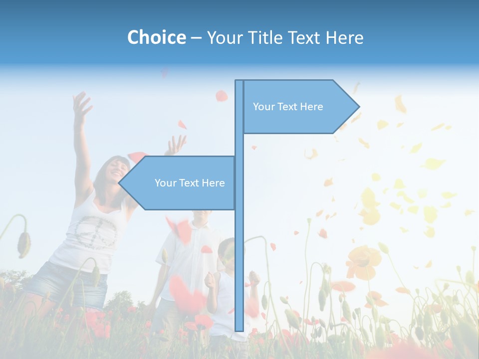 Happiness People PowerPoint Template