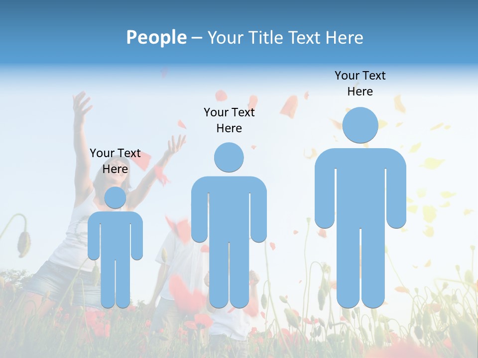 Happiness People PowerPoint Template