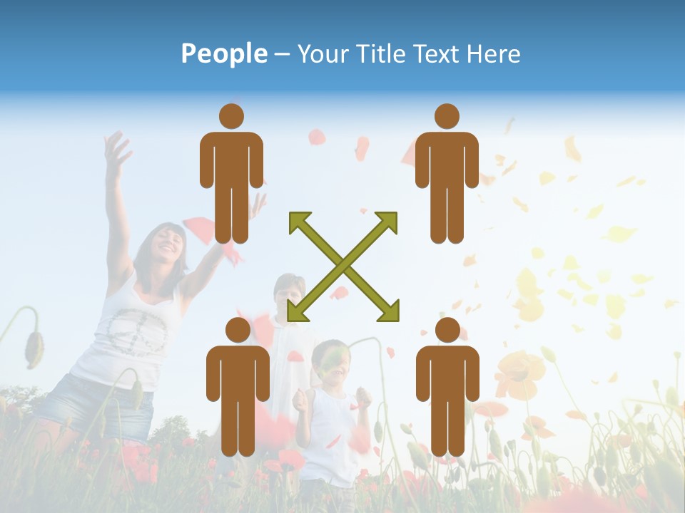 Happiness People PowerPoint Template
