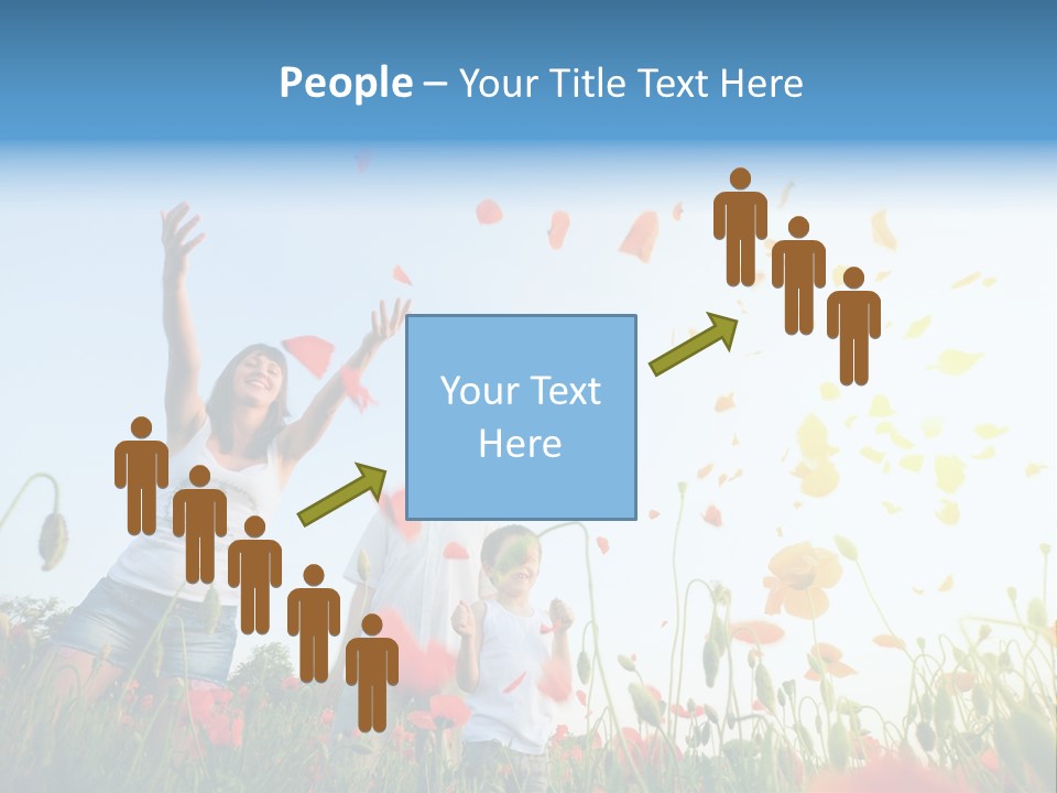 Happiness People PowerPoint Template