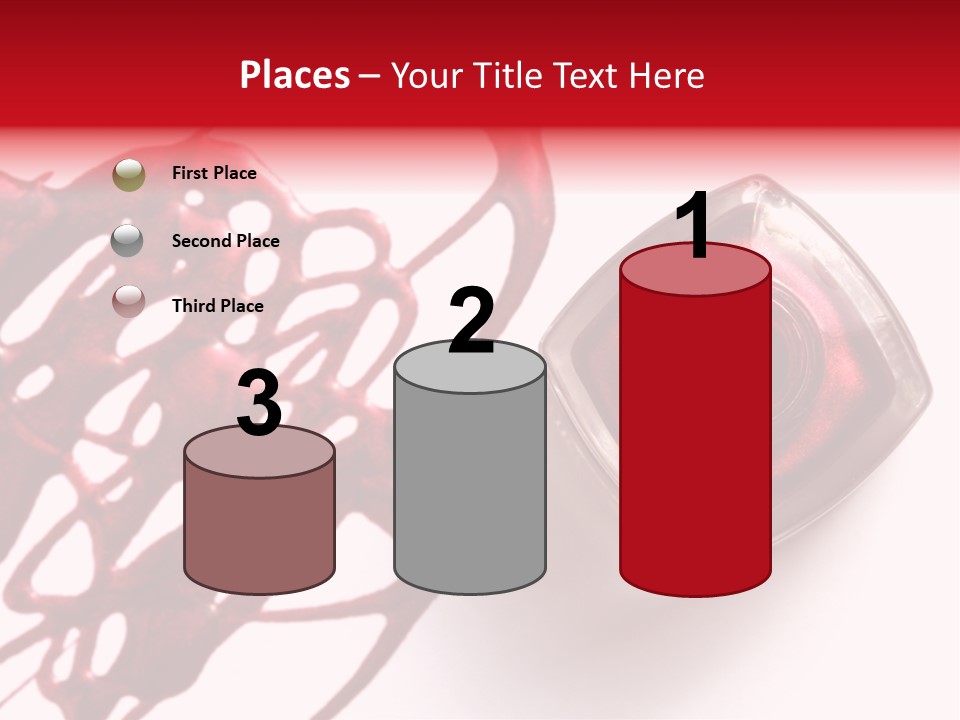 Macro Female Nail PowerPoint Template