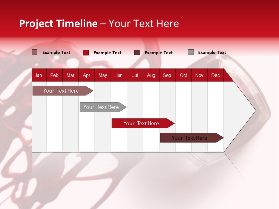 Macro Female Nail PowerPoint Template