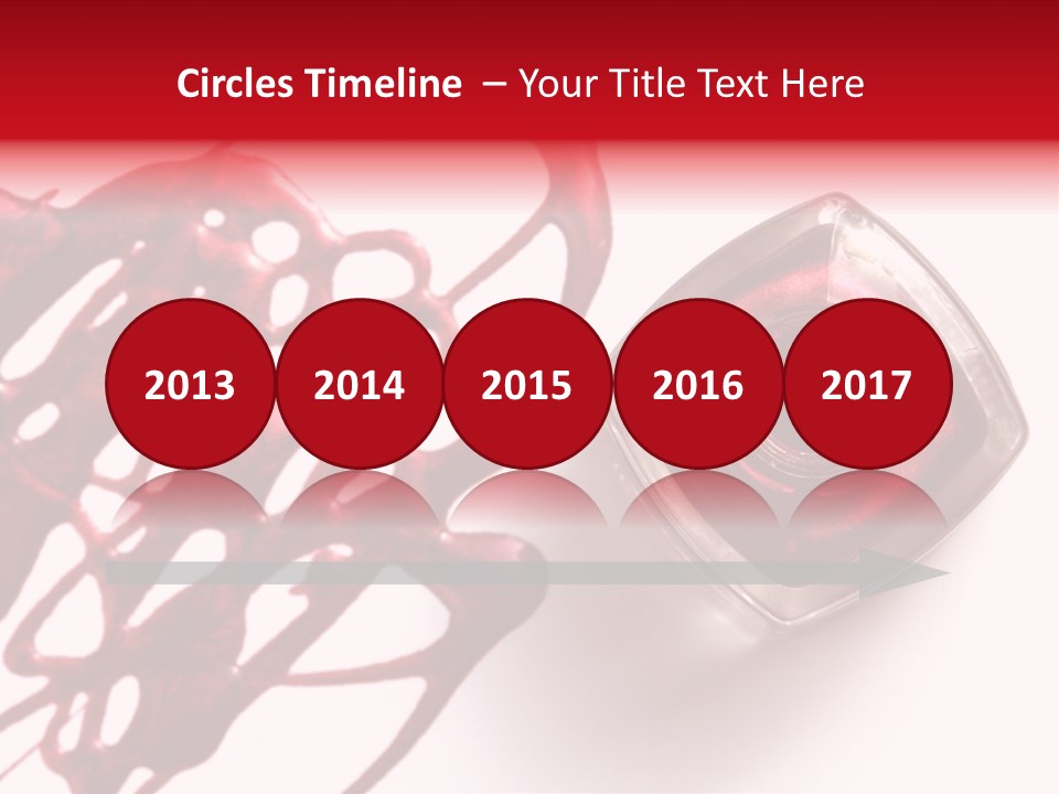 Macro Female Nail PowerPoint Template