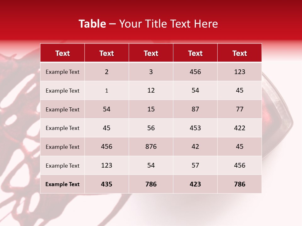 Macro Female Nail PowerPoint Template