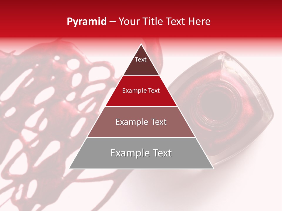 Macro Female Nail PowerPoint Template