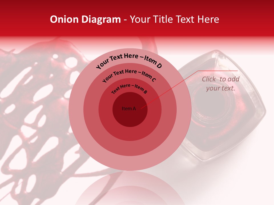 Macro Female Nail PowerPoint Template