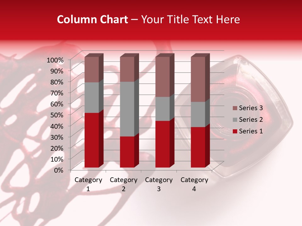 Macro Female Nail PowerPoint Template