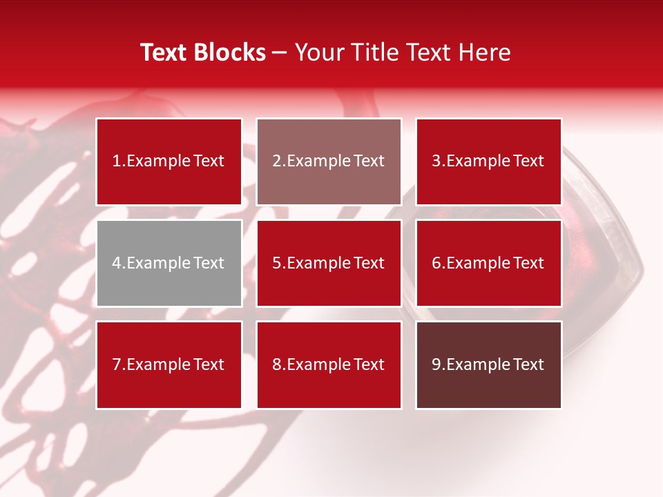Macro Female Nail PowerPoint Template