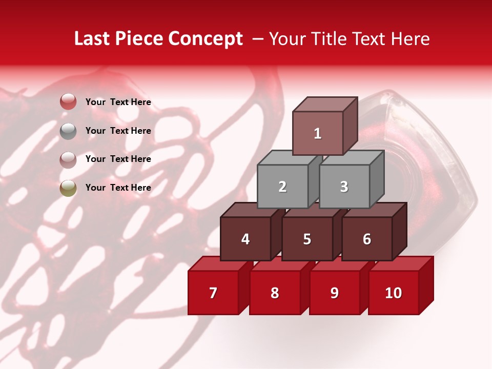 Macro Female Nail PowerPoint Template