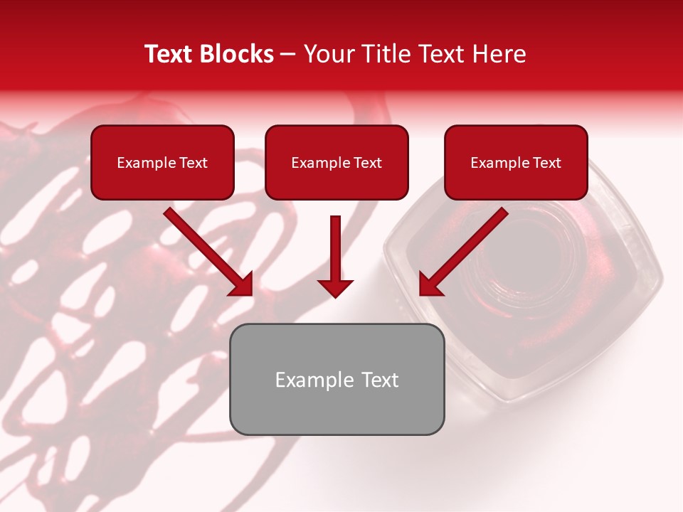 Macro Female Nail PowerPoint Template
