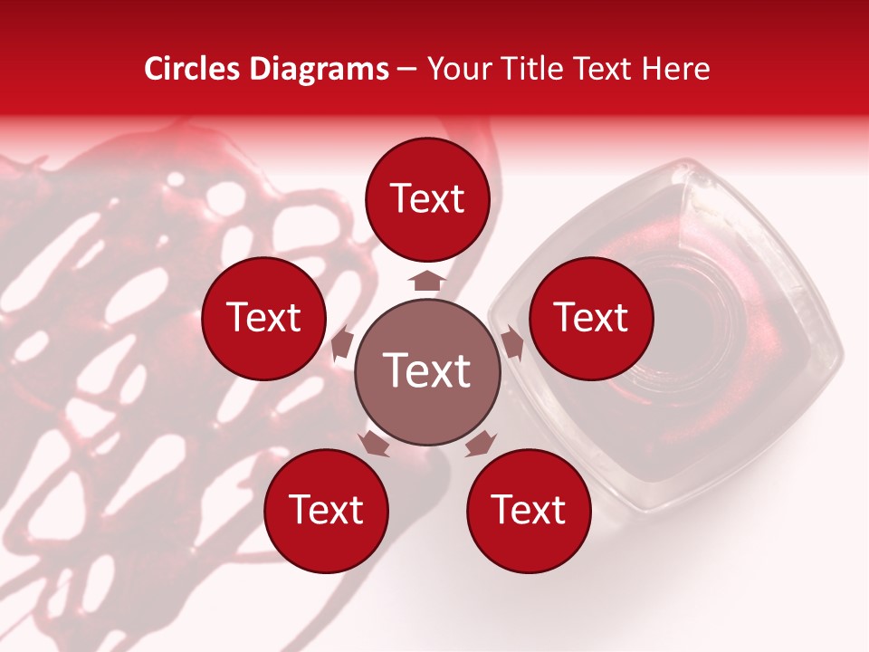 Macro Female Nail PowerPoint Template