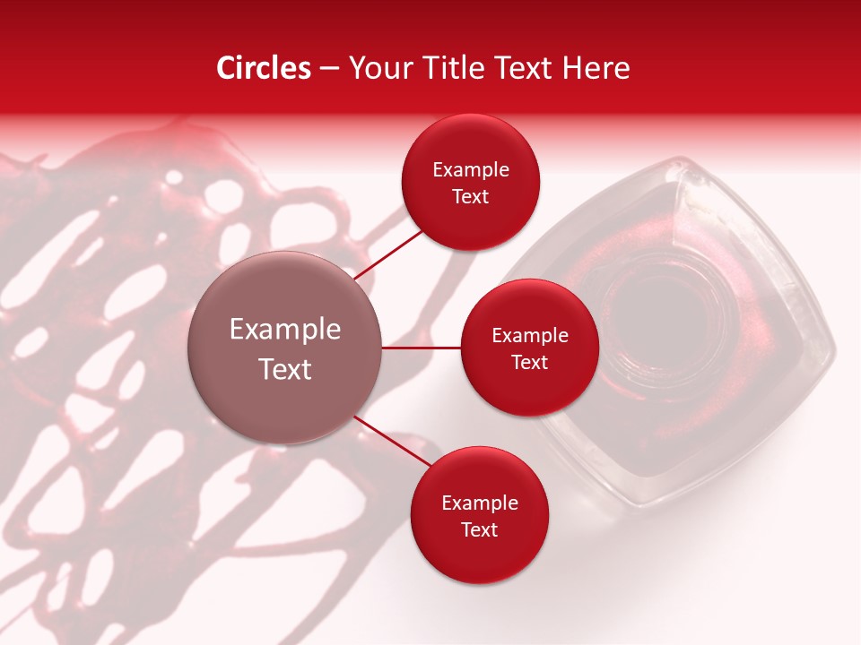 Macro Female Nail PowerPoint Template
