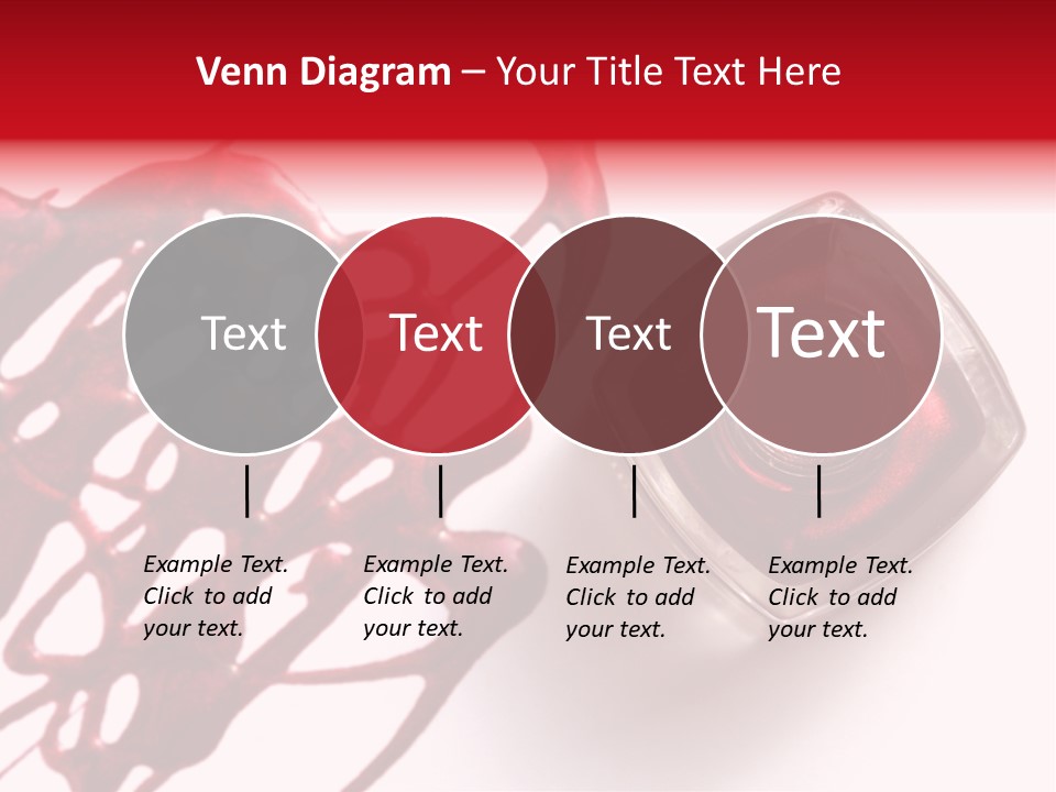 Macro Female Nail PowerPoint Template