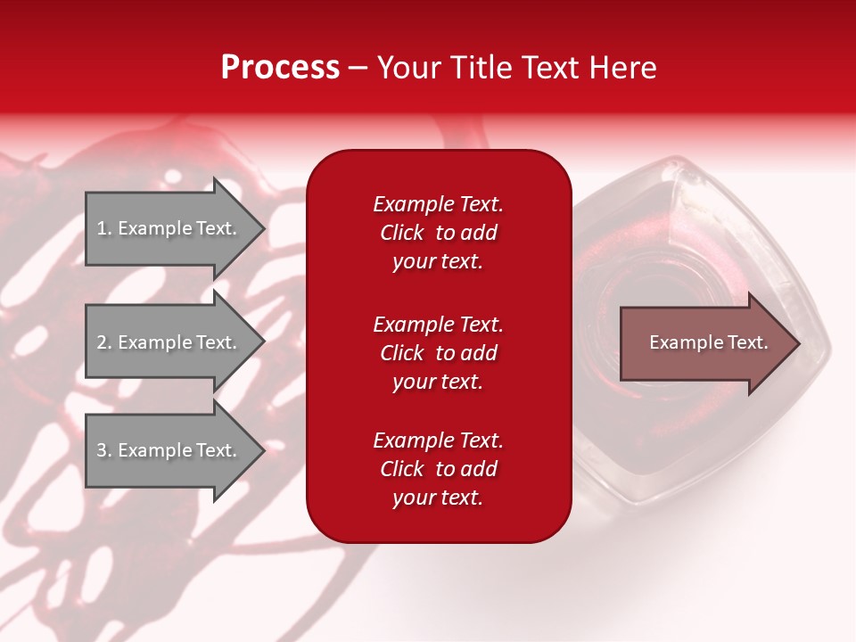 Macro Female Nail PowerPoint Template