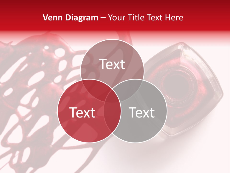 Macro Female Nail PowerPoint Template