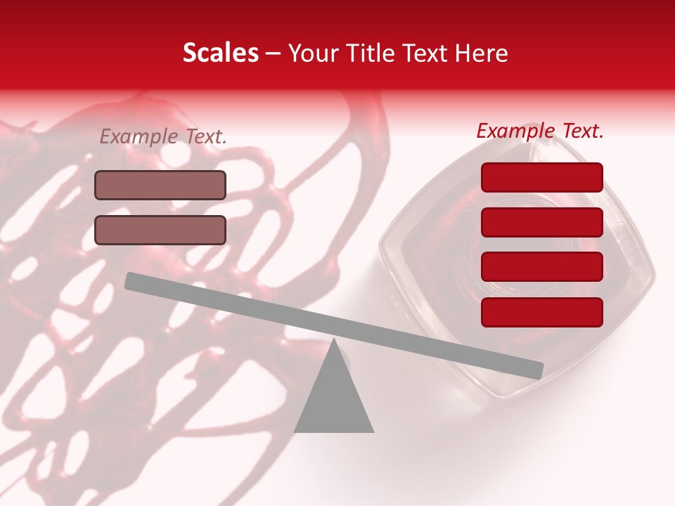 Macro Female Nail PowerPoint Template
