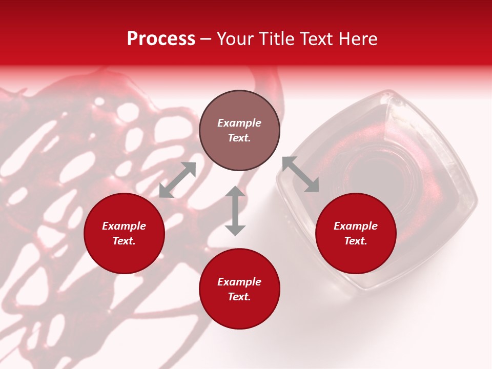 Macro Female Nail PowerPoint Template