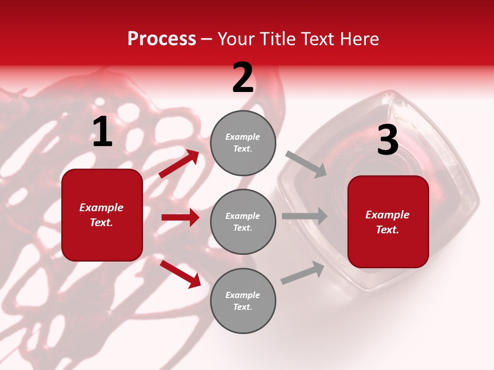 Macro Female Nail PowerPoint Template