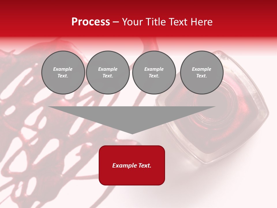 Macro Female Nail PowerPoint Template