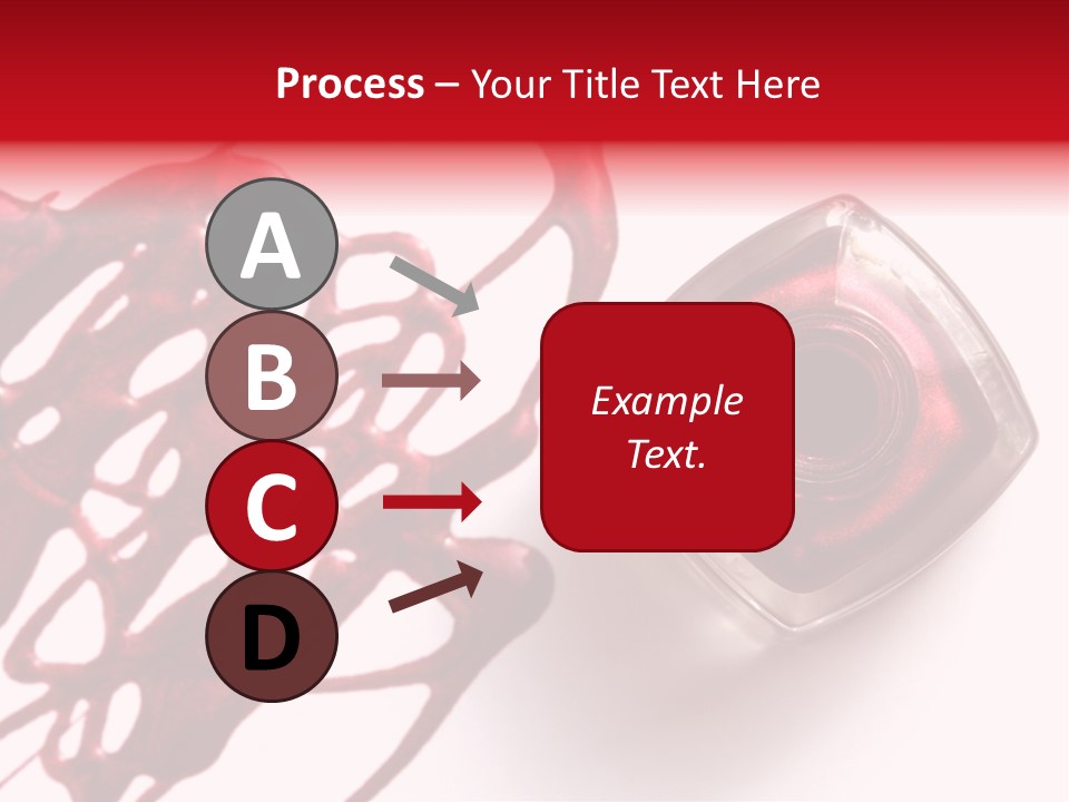 Macro Female Nail PowerPoint Template
