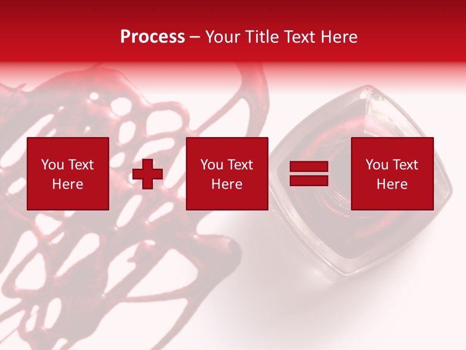Macro Female Nail PowerPoint Template