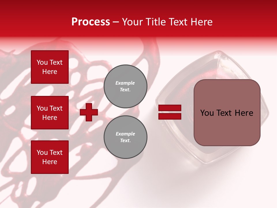 Macro Female Nail PowerPoint Template