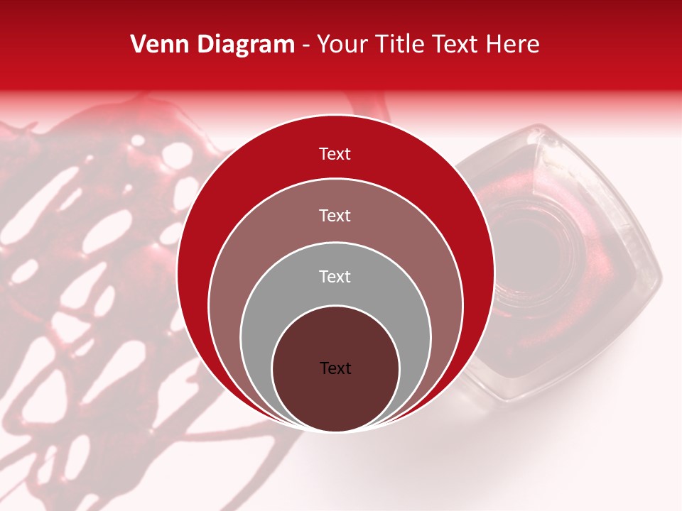 Macro Female Nail PowerPoint Template
